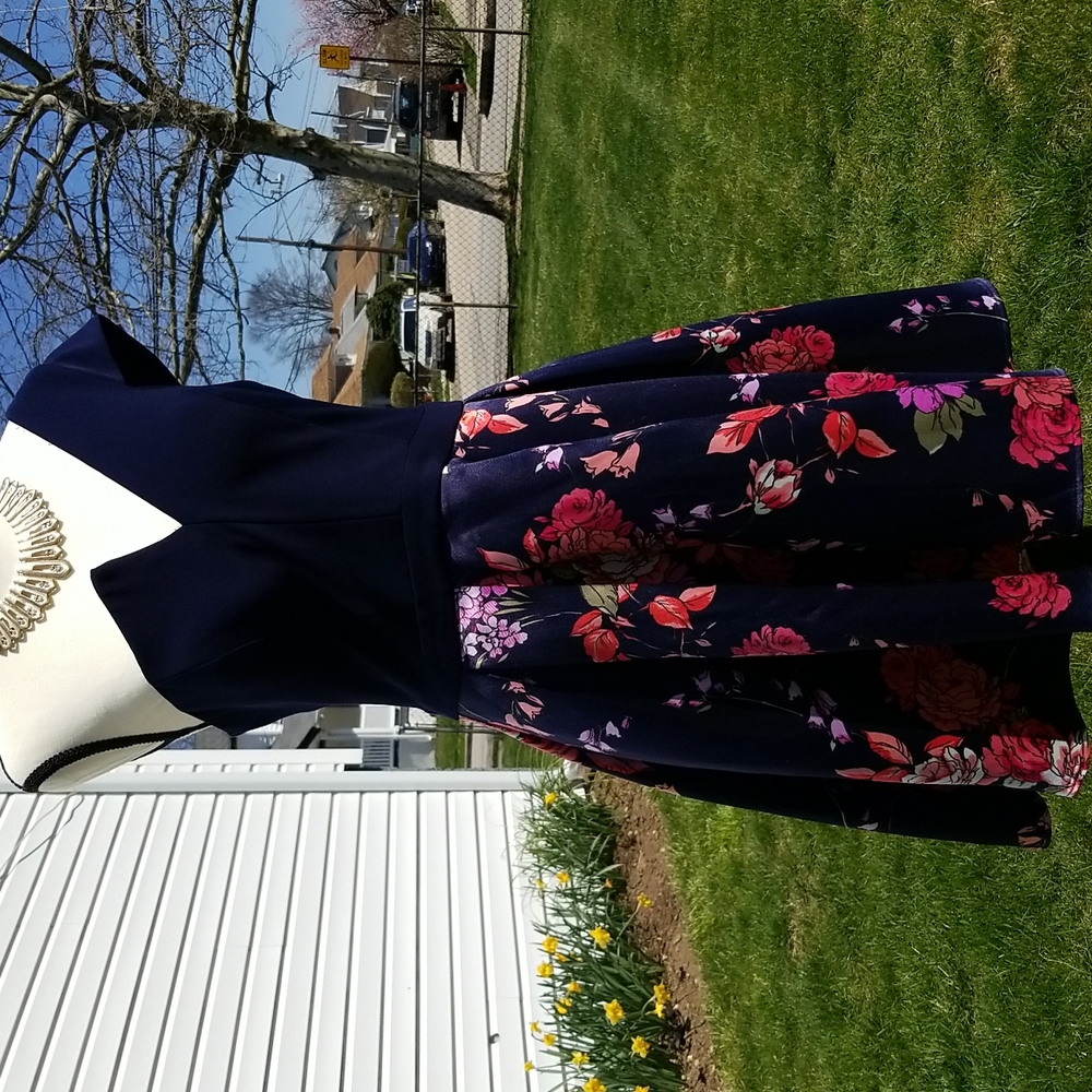 BETSY ADAM.DRESS FLORAL